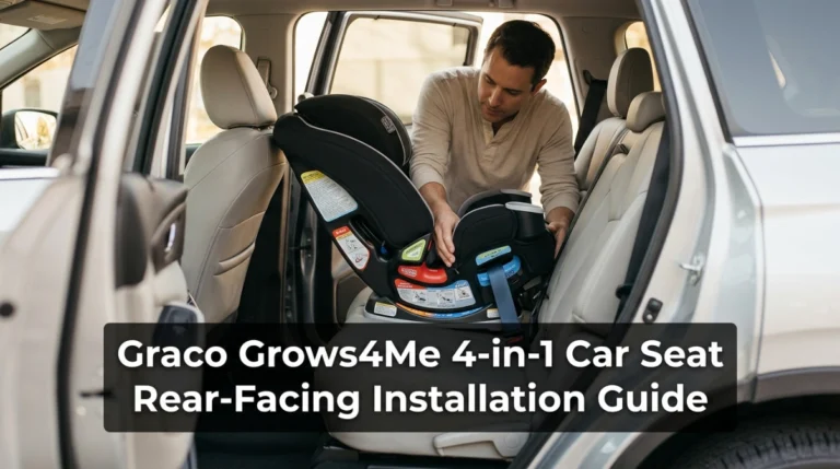 Graco Grows4Me 4-in-1 Car Seat Rear-Facing Installation Guide