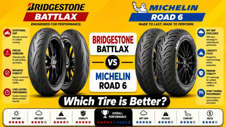 Bridgestone Battlax vs Michelin Road 6