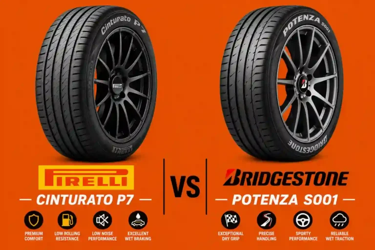 Pirelli Cinturato P7 vs Bridgestone Potenza S001