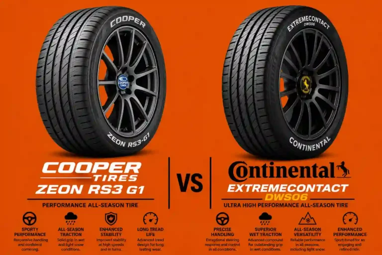 Cooper Zeon RS3 G1 vs Continental DWS06