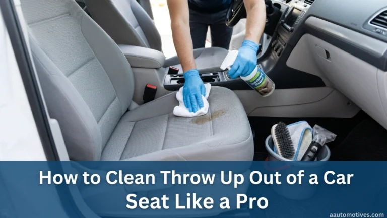 professional auto detailer cleaning car seats