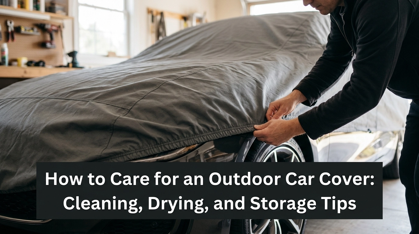 How to Care for an Outdoor Car Cover: Cleaning, Drying, and Storage Tips