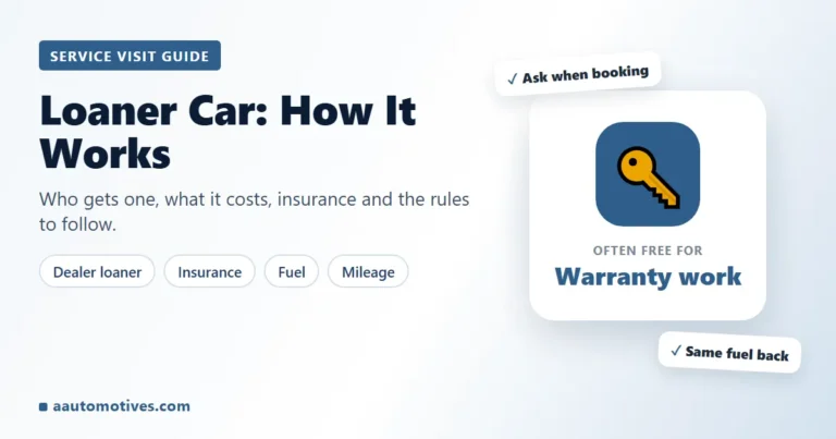 Loaner car guide: what it is and how to get one from a dealer