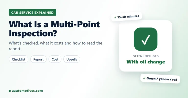 What is a multi-point inspection: what is checked and what it costs