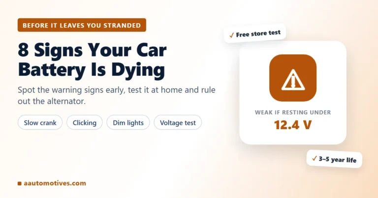 Signs your car battery is dying and how to test it